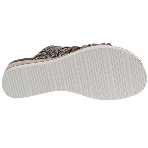 Womens Corkys Believe Taupe Wedge Sandals Shoes Size 9 - Picture 4 of 4